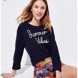 Loft sweater - summer vibes